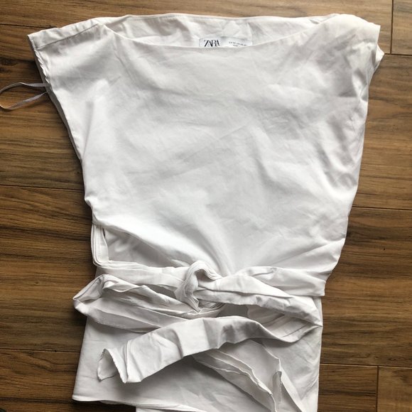 Zara Assymetrical Tie-Top - Picture 2 of 3